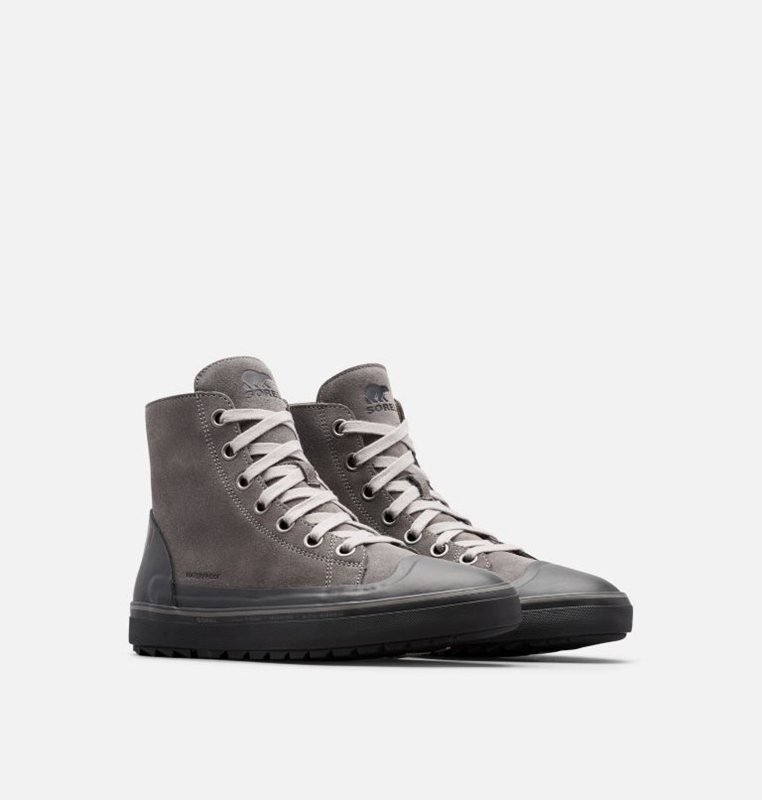 Mens Booties Dark Grey - Sorel Cheyanne™ Metro Hi - 679341-MZF